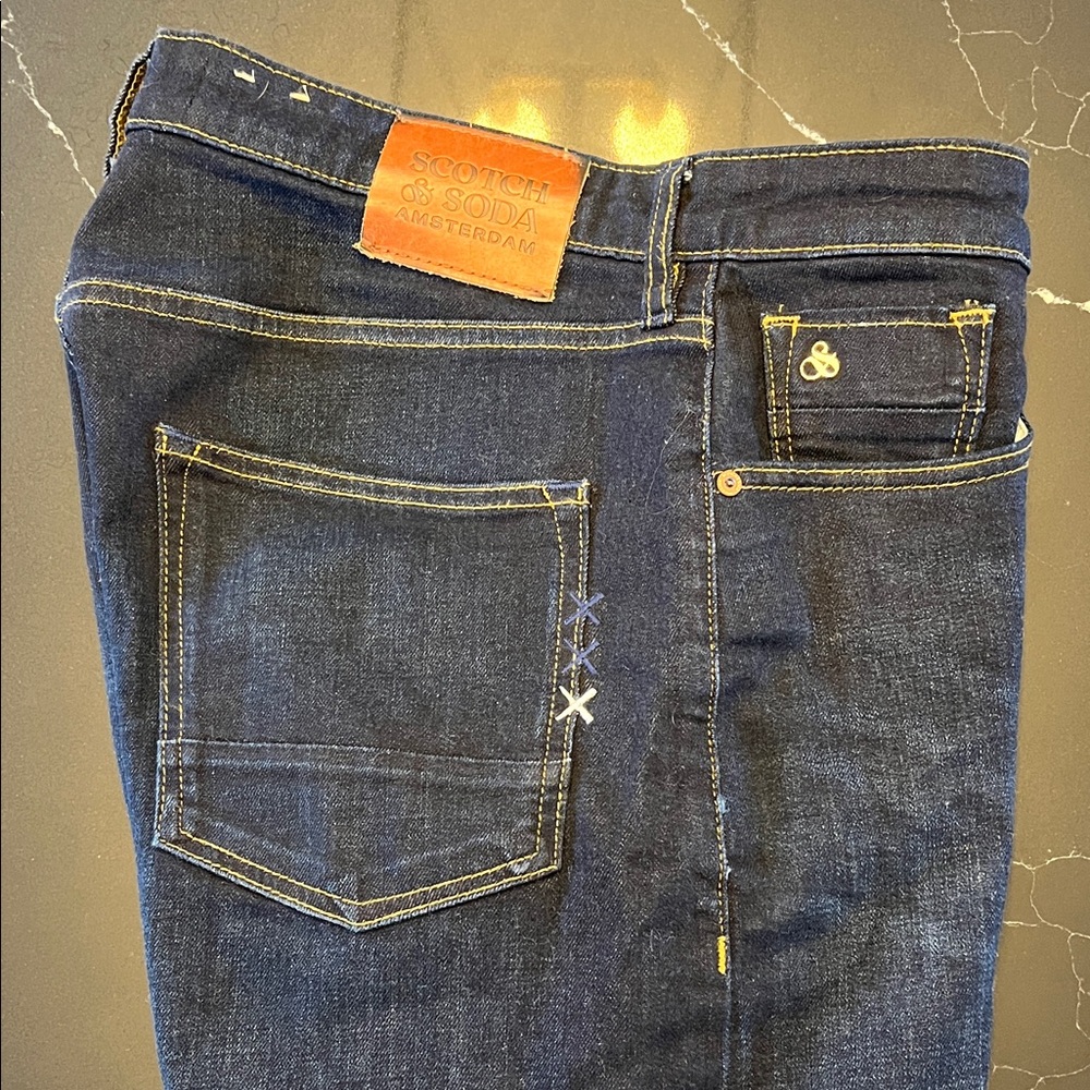 Scotch & Soda Men's Indigo Jeans { 33 X 34 }
